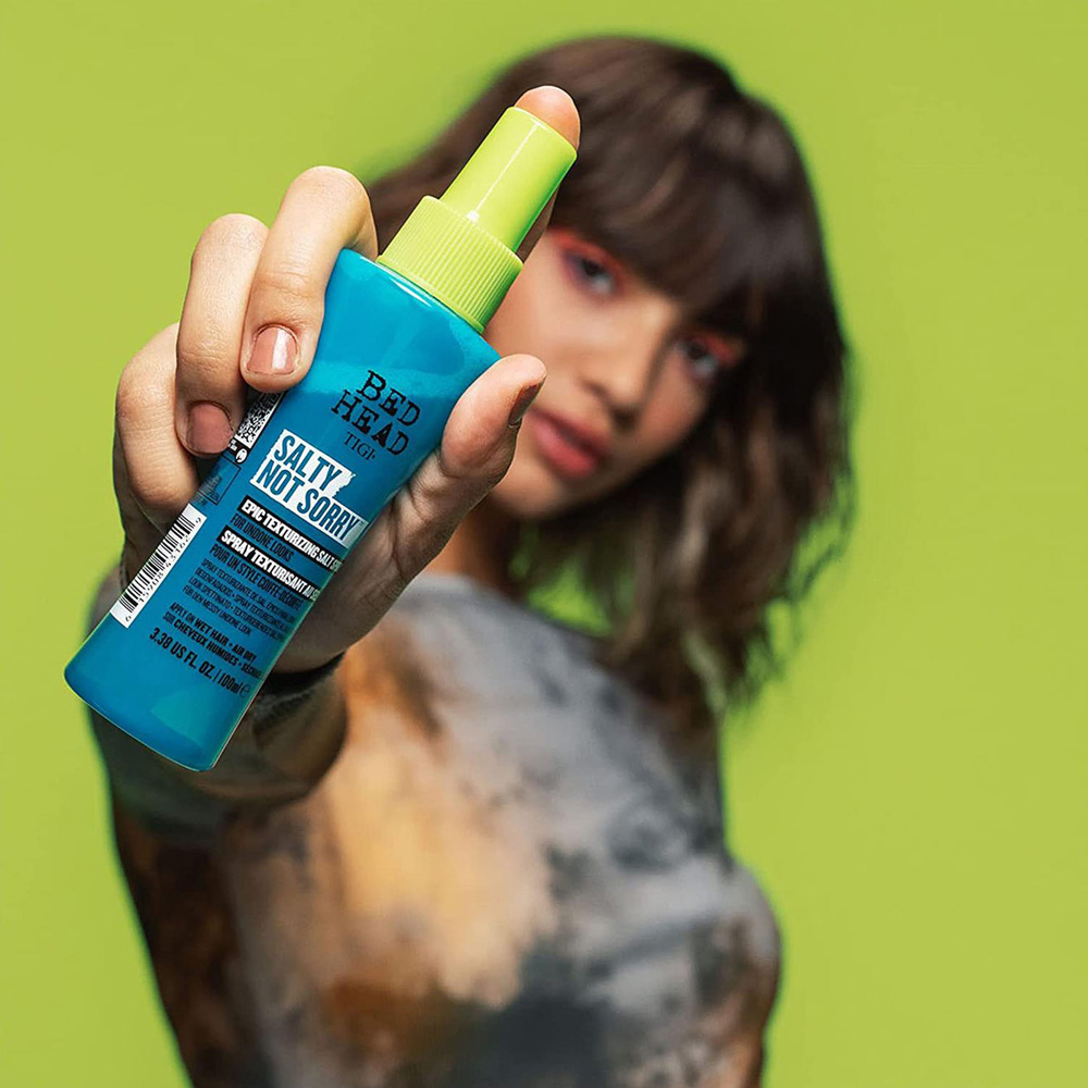 TIGI Bed Head Salty Not Sorry Epic Texturising Sea Salt Hair Styling Spray 100ml Image 3