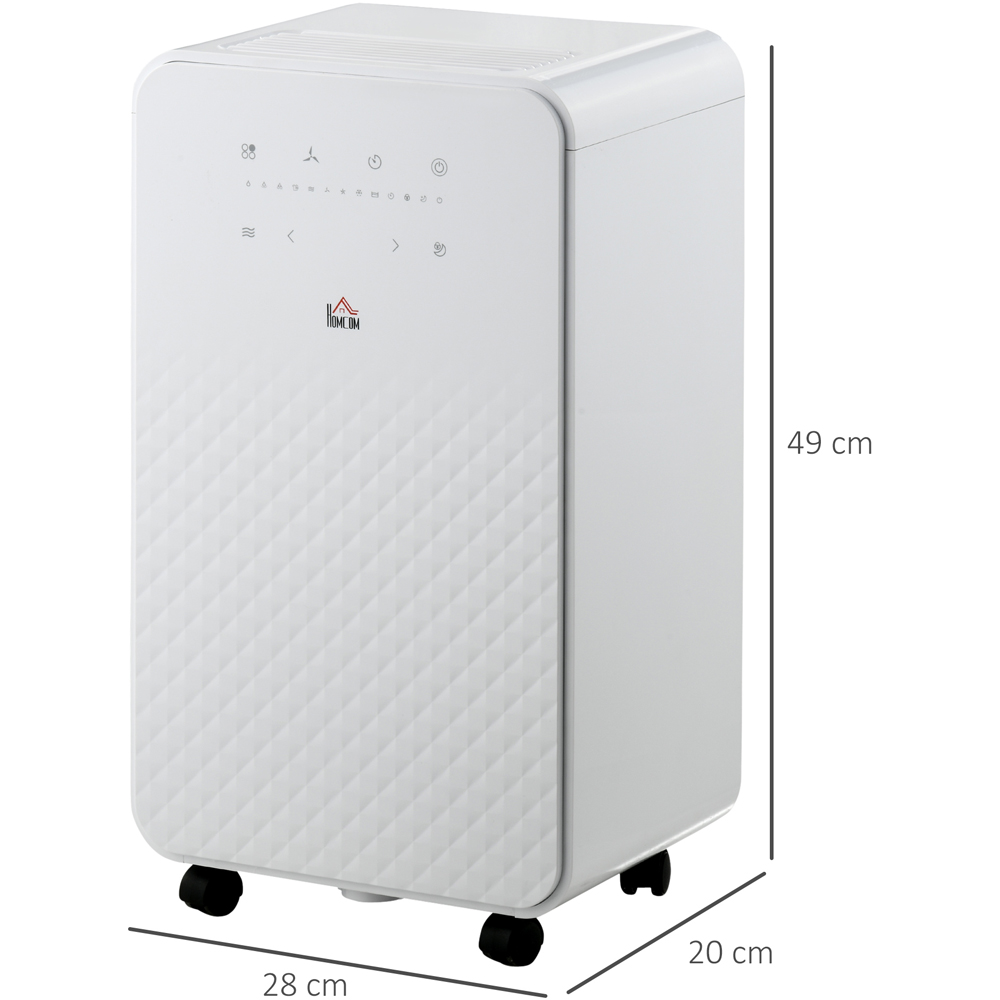 Portland White Portable Dehumidifier with Air Purifier 10L Per Day Image 3