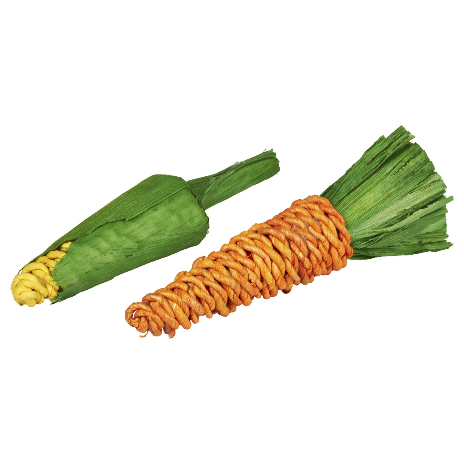 Carrot and Corn Chew Toy - Orange Image