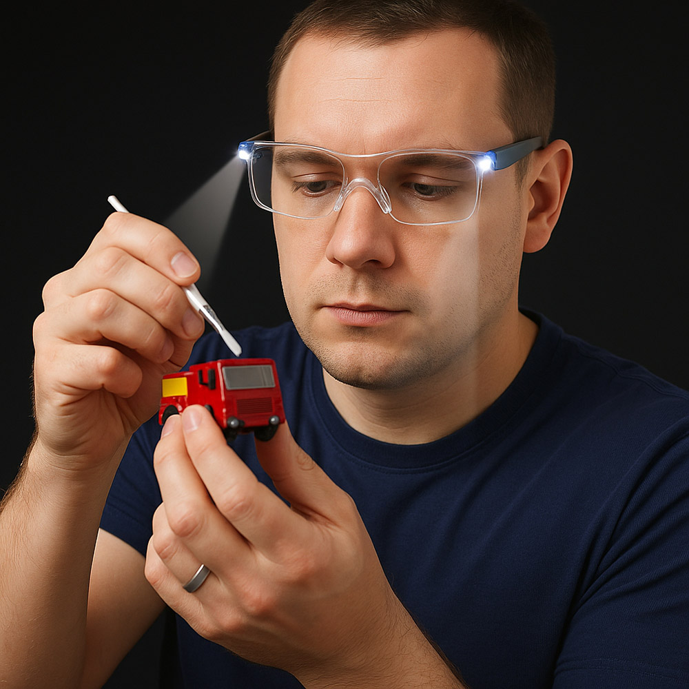 Avilo Magnifying Glasses with LED Light Image 2