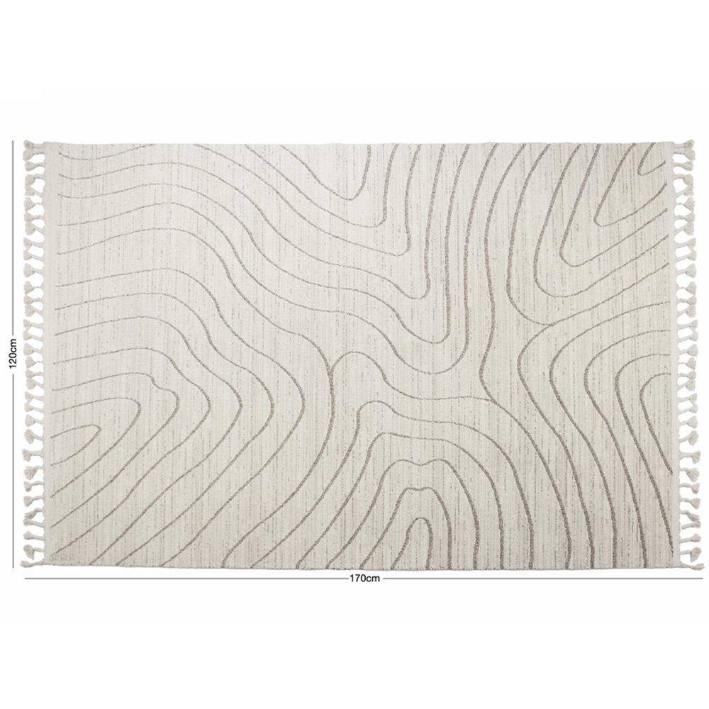Esselle Home Arctic Contour Natural and Mink Rug 120 x 170cm Image 7