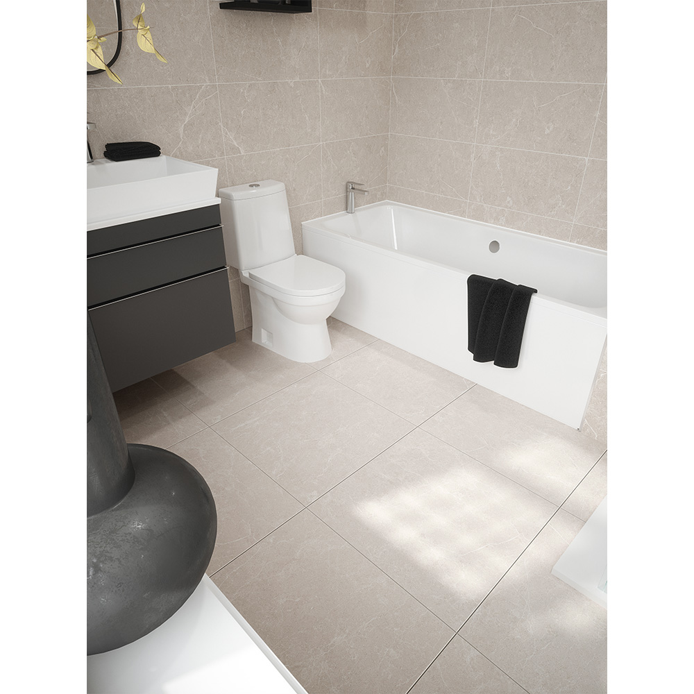 Johnson Tiles Dakota Matt Pebble Floor and Wall Tile 600 x 600mm Sample Image 4