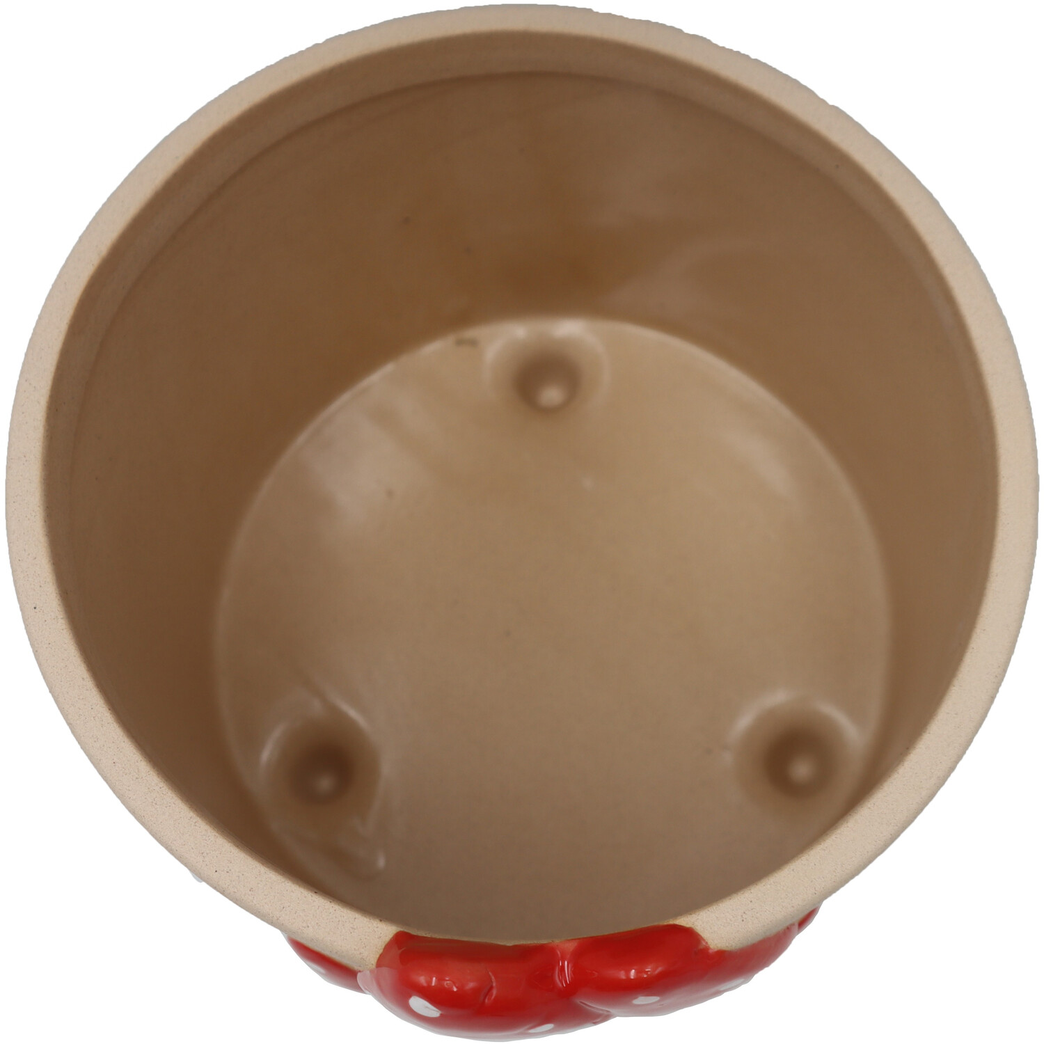 Decorative Mushroom Garden Pot Brown Image 2