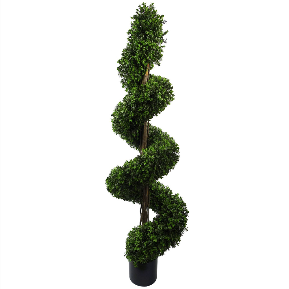 Botanik Artificial Spiral Buxus Topiary Tree 150cm Image 1