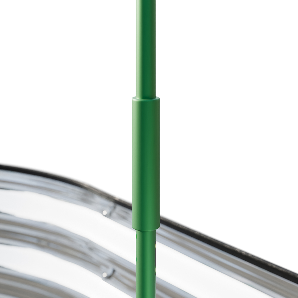 Living and Home Silver Oval Shaped Galvanised Steel Raised Garden Bed 120 x 80 x 30cm Image 6