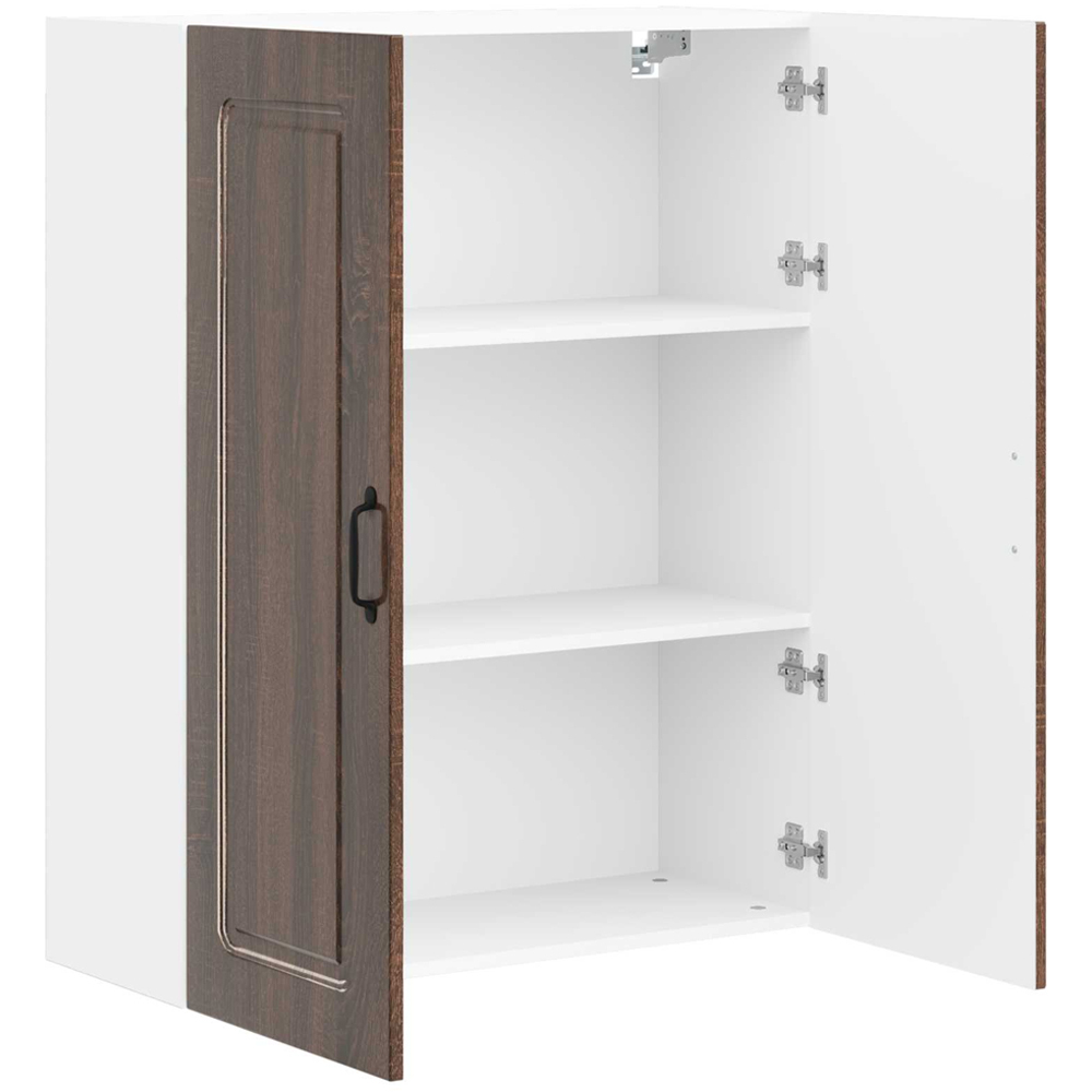 vidaXL 2 Door Grey Sonoma Kitchen Wall Cabinet Image 5