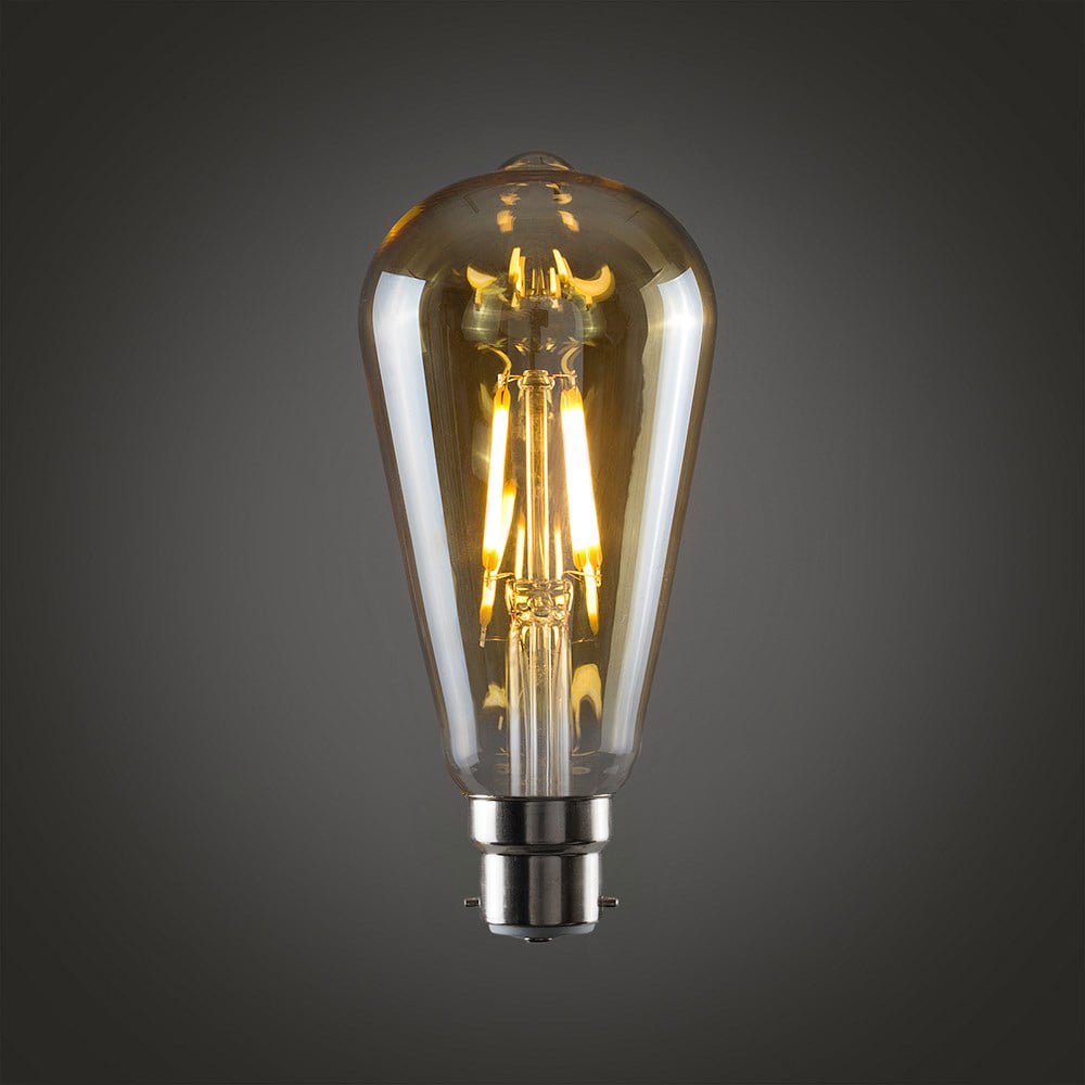 ValueLights Vintage 4W 2700K Warm White B22 LED Light Bulb 5 Pack Image 2