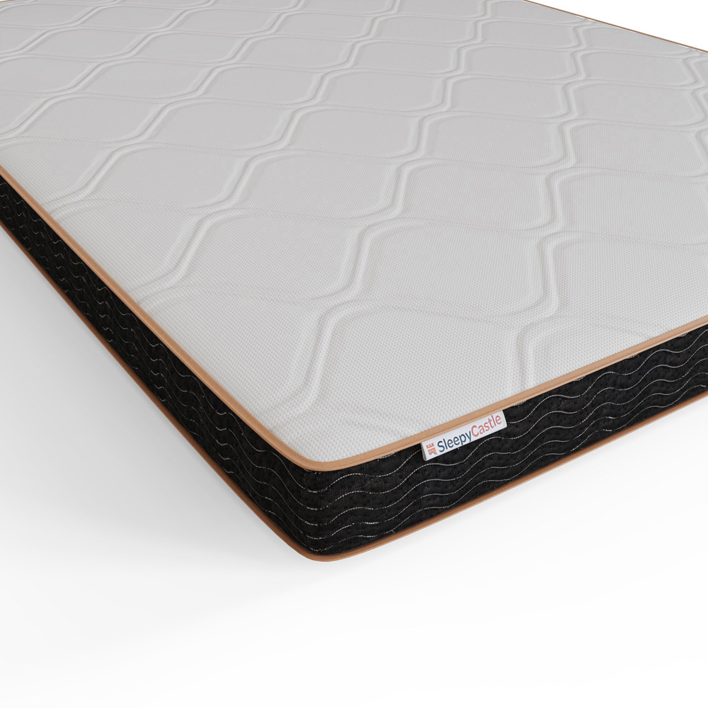 GFW Small Double Black Faux Leather Side Lift Ottoman Bed with Bonnell Mattress Image 8