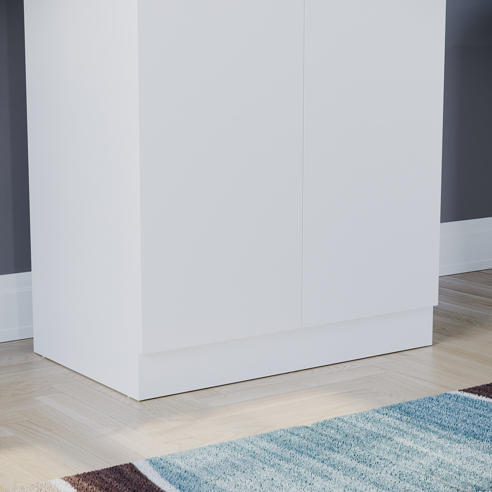 Vida Designs Riano 2 Door White Wardrobe Image 4