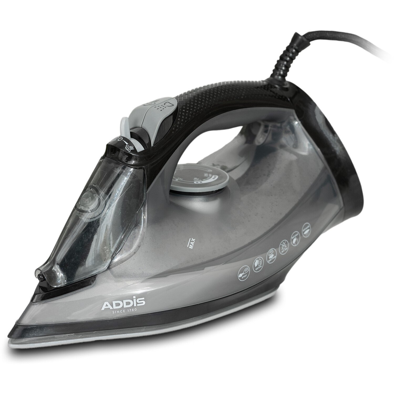 Large Steam Iron 2600W - Black Image 1