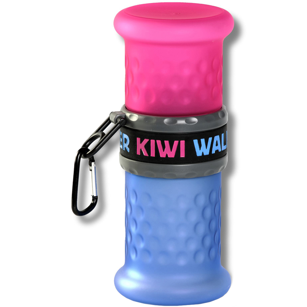 Kiwi Walker Blue 2 in 1 Travel Bottle Image 1