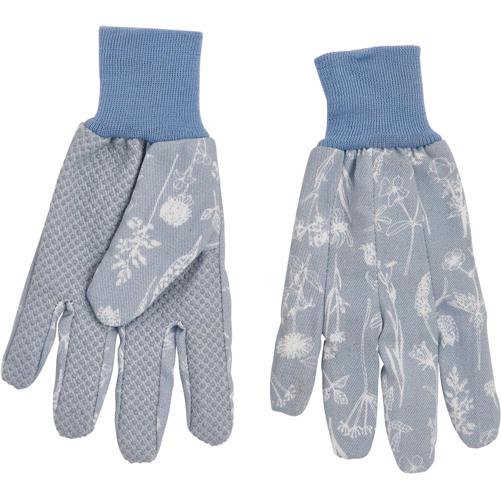 Wilko Seed and Weed Patterned Garden Gloves Medium Image