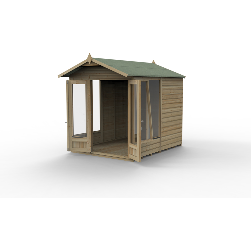 Forest Garden Beckwood 6 x 8ft Single Opening Apex Summerhouse Image 3