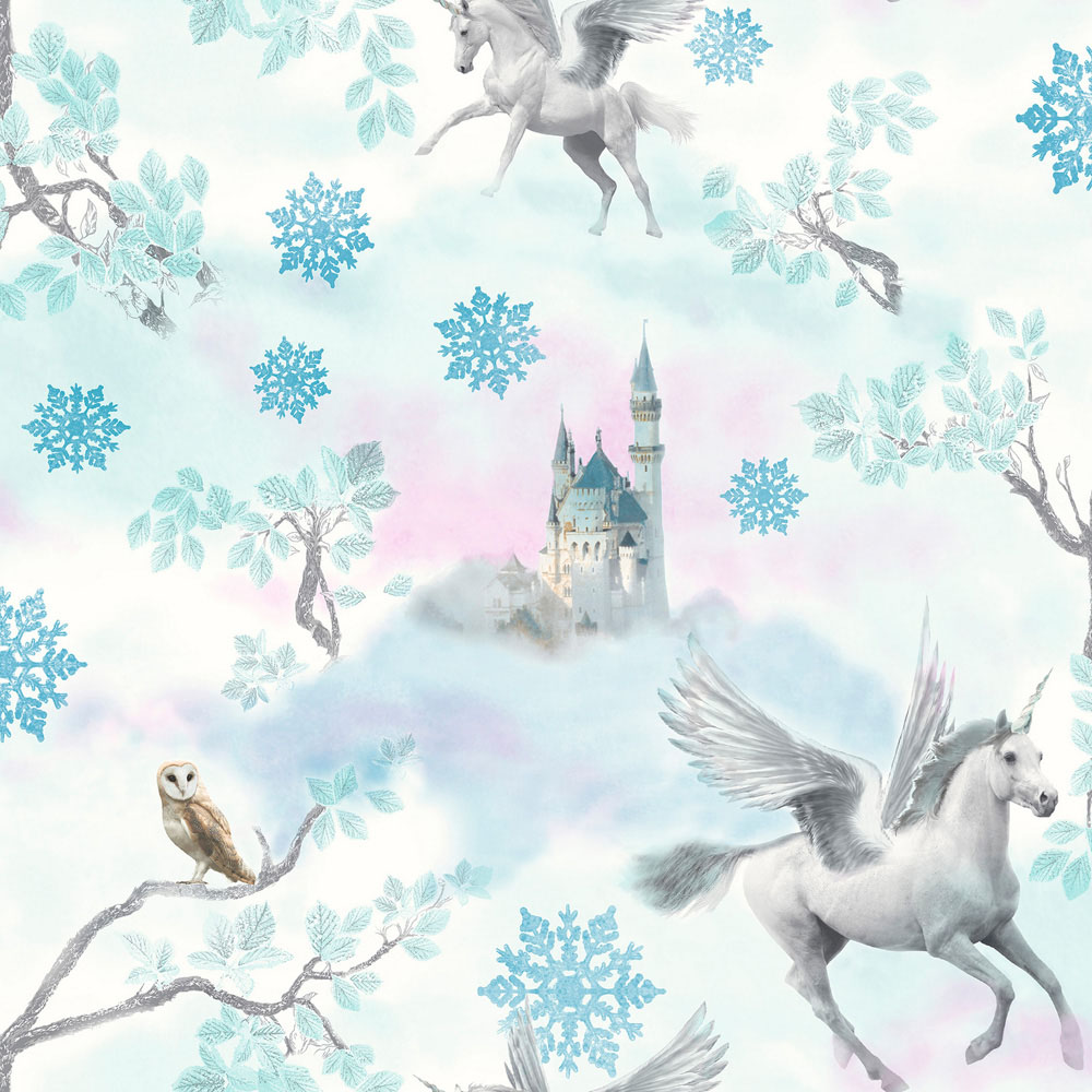 Arthouse Fairytale Ice Blue Wallpaper Image 1