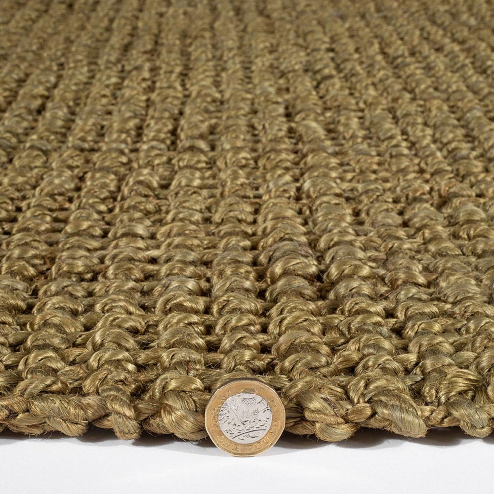 Esselle Whitefield Olive Braided Rug 120 x 170cm Image 4
