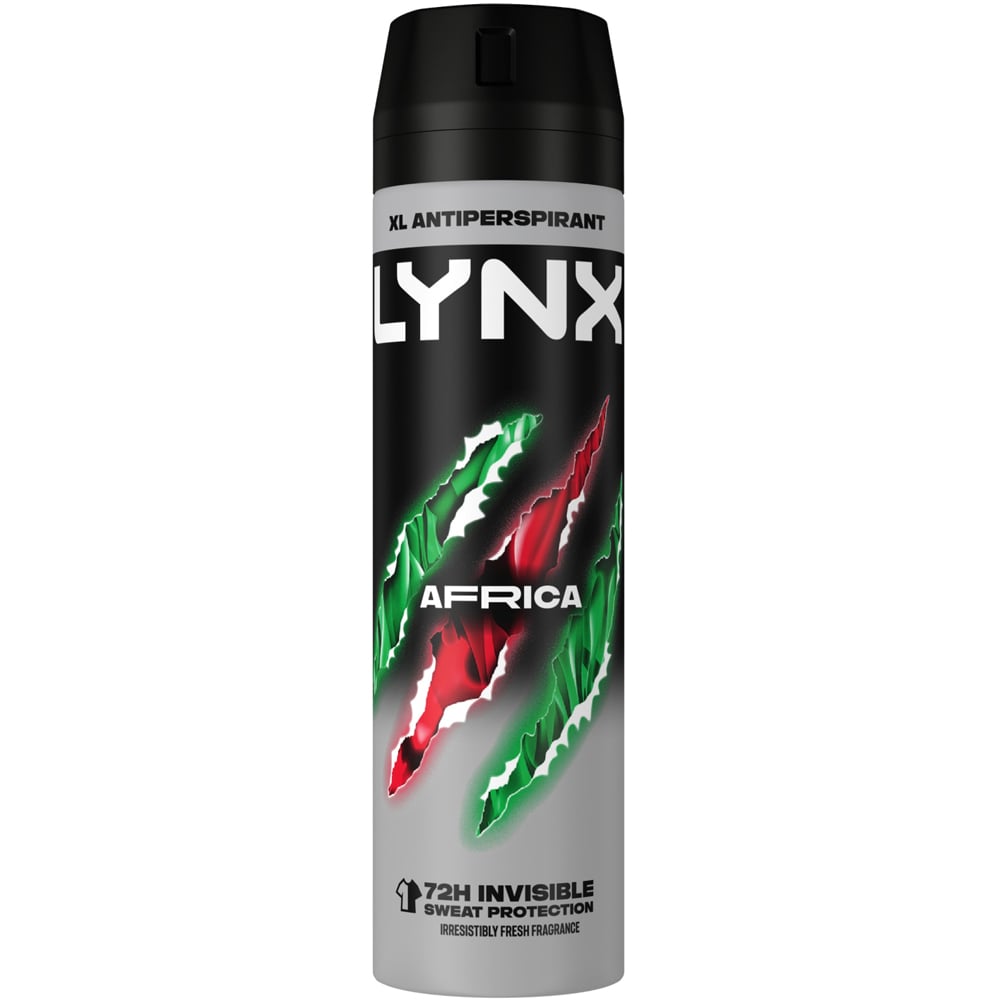 Lynx Africa The G.O.A.T. of Fragrance 72H Protection Anti-Perspirant Deodorant Spray 200ml 3 Pack Image 2