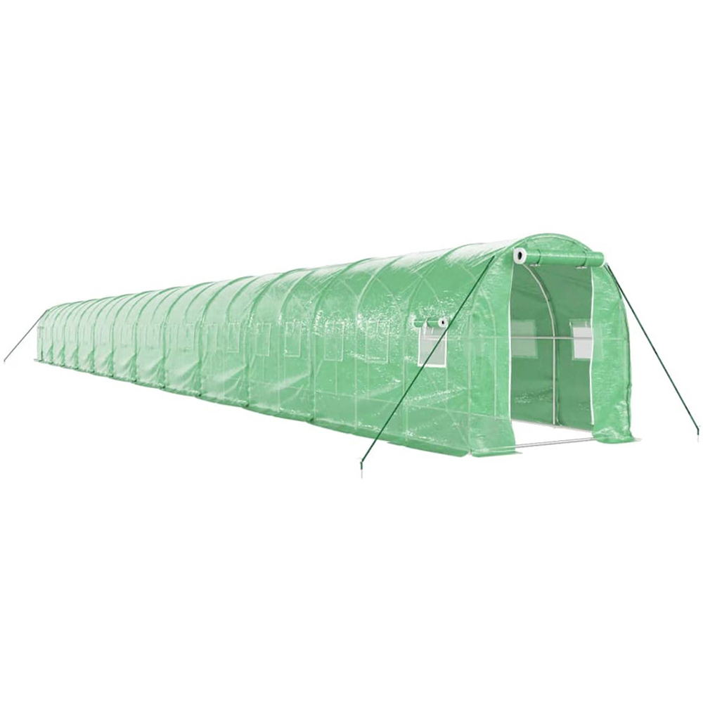 vidaXL Green 6.5 x 78.7ft Greenhouse Image 1