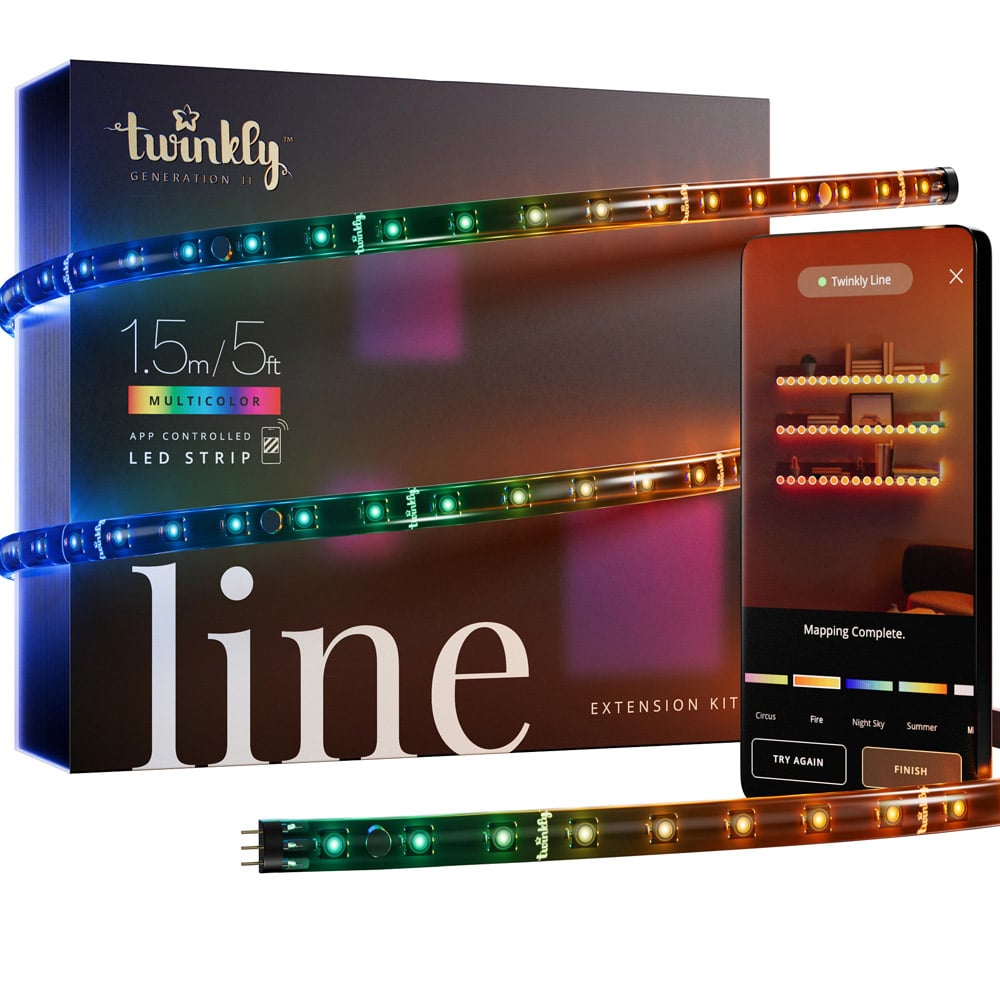 Twinkly Line 100 RGB LED Smart Light Strip Extension Kit 1.5m Image 2