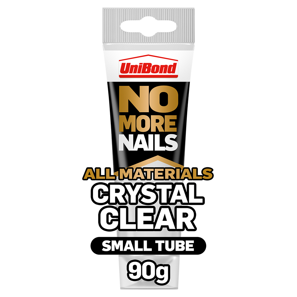 Unibond No More Nails Crystal Clear Adhesive Tube 90g Image 2