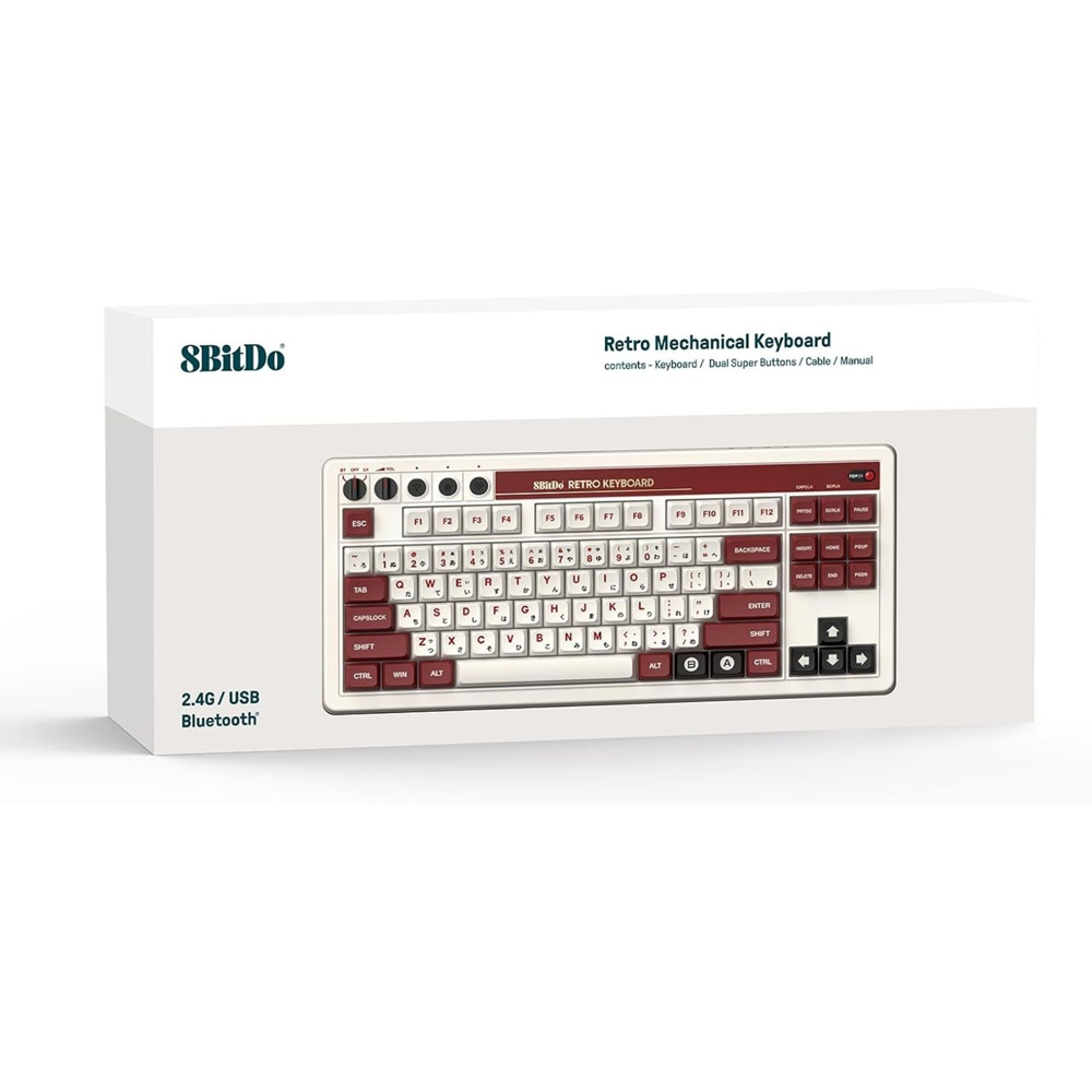 8BitDo Retro 108 Fami Edition Mechanical Keyboard Image 3