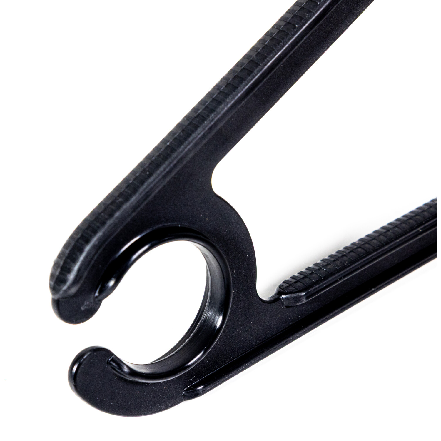 Pack of 10 Tontarelli Swivel Hangers Black Image 4
