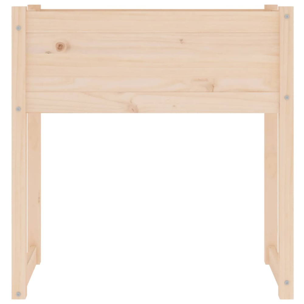 vidaXL Natural Solid Pine Wood Garden Planter 78 x 40 x 81cm Image 4