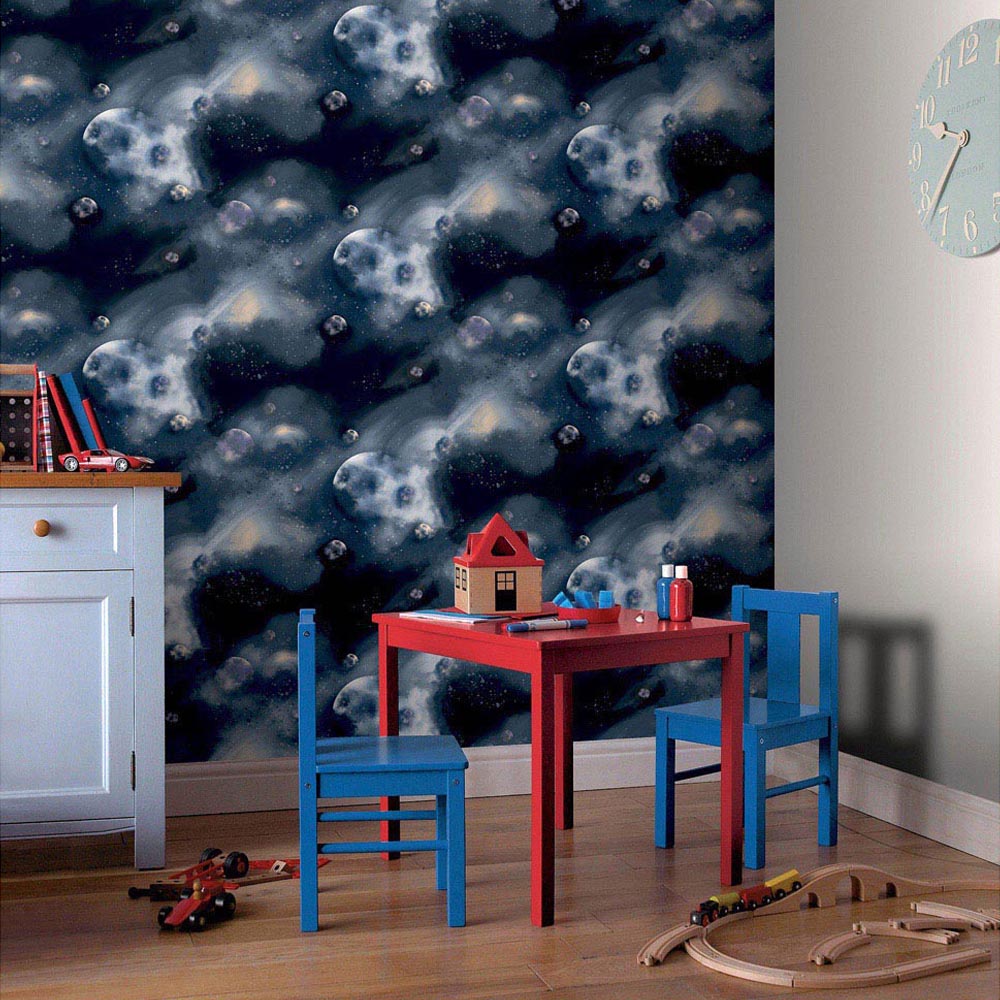 Arthouse Out Of This World Navy Wallpaper Image 4