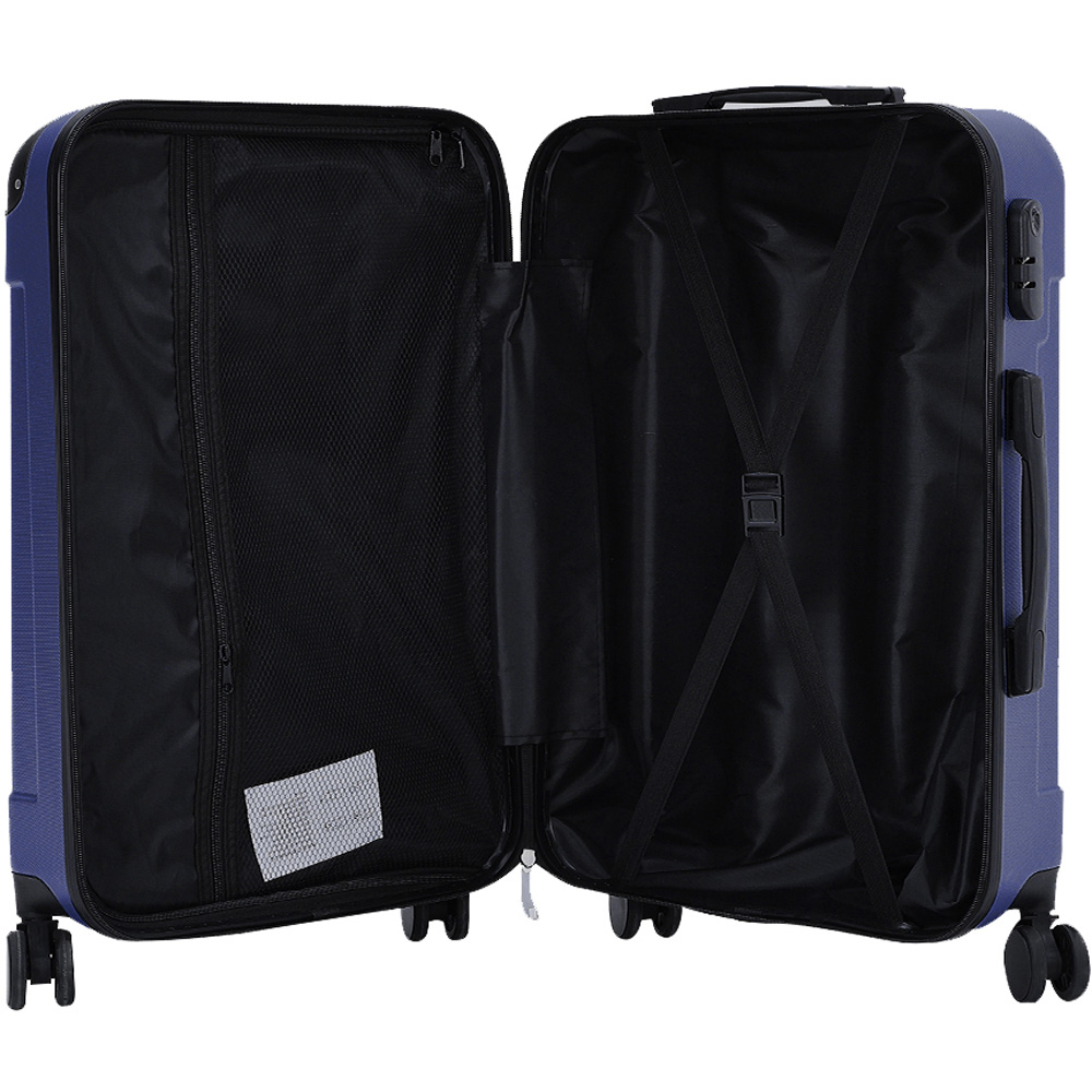 H&O Direct Large Blue ABS Spinner Wheel Luggage Case Image 2