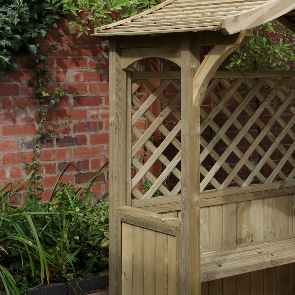 Rowlinson Wooden Party Arbour Image 3