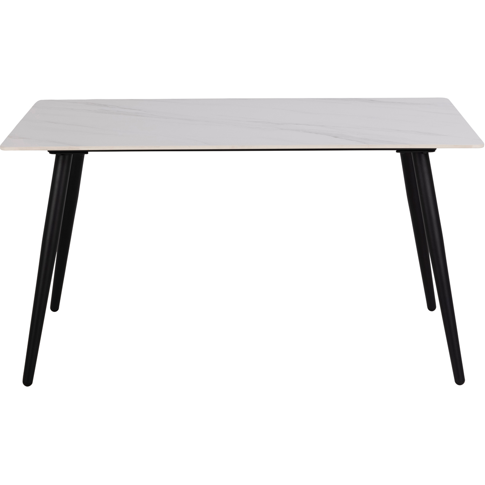 Florence Wicklow 4 Seater Ceramic Dining Table White Image 3