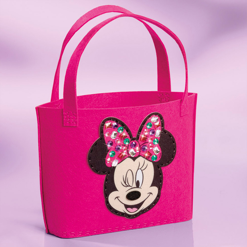 Disney Minnie Mouse Pink DIY Shoulder Bag Kit Image 4