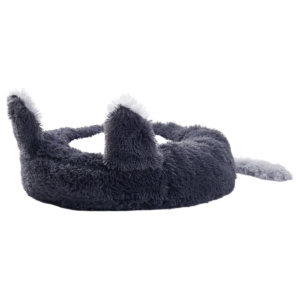 H&O Direct 2.3ft Grey Pet Calming Bed Image 2