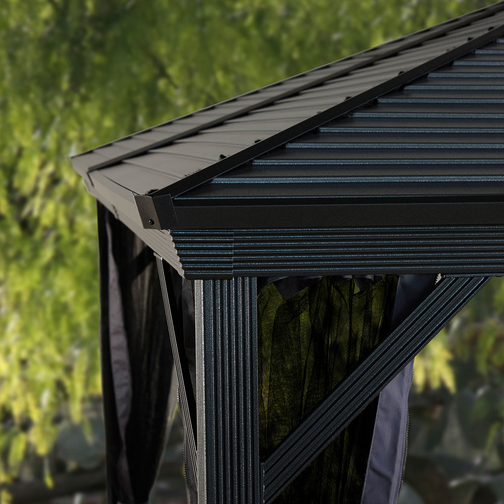 Sojag Ventura 3 x 3.7m Grey Gazebo Image 4