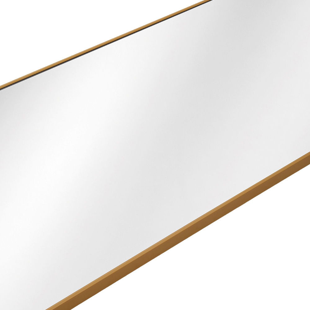 Living and Home Gold Slim Full Length Wall Mounted Mirror 150cm Image 6