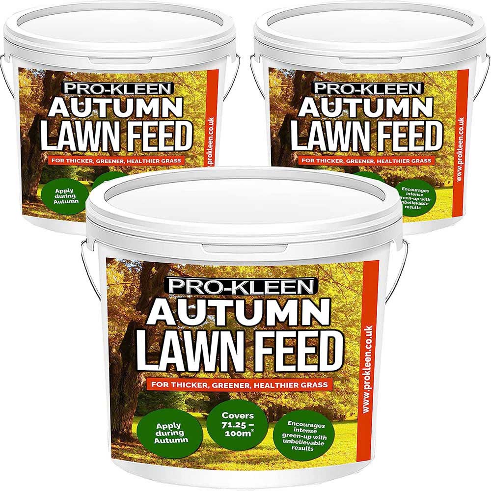 Pro-Kleen Autumn Lawn Feed Granule 2.5kg 3 Pack Image 1