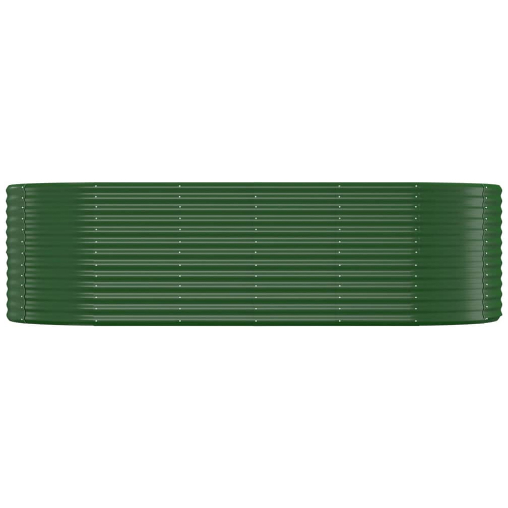 vidaXL Green Galvanised Steel Raised Garden Bed 249 x 100 x 68cm Image 2