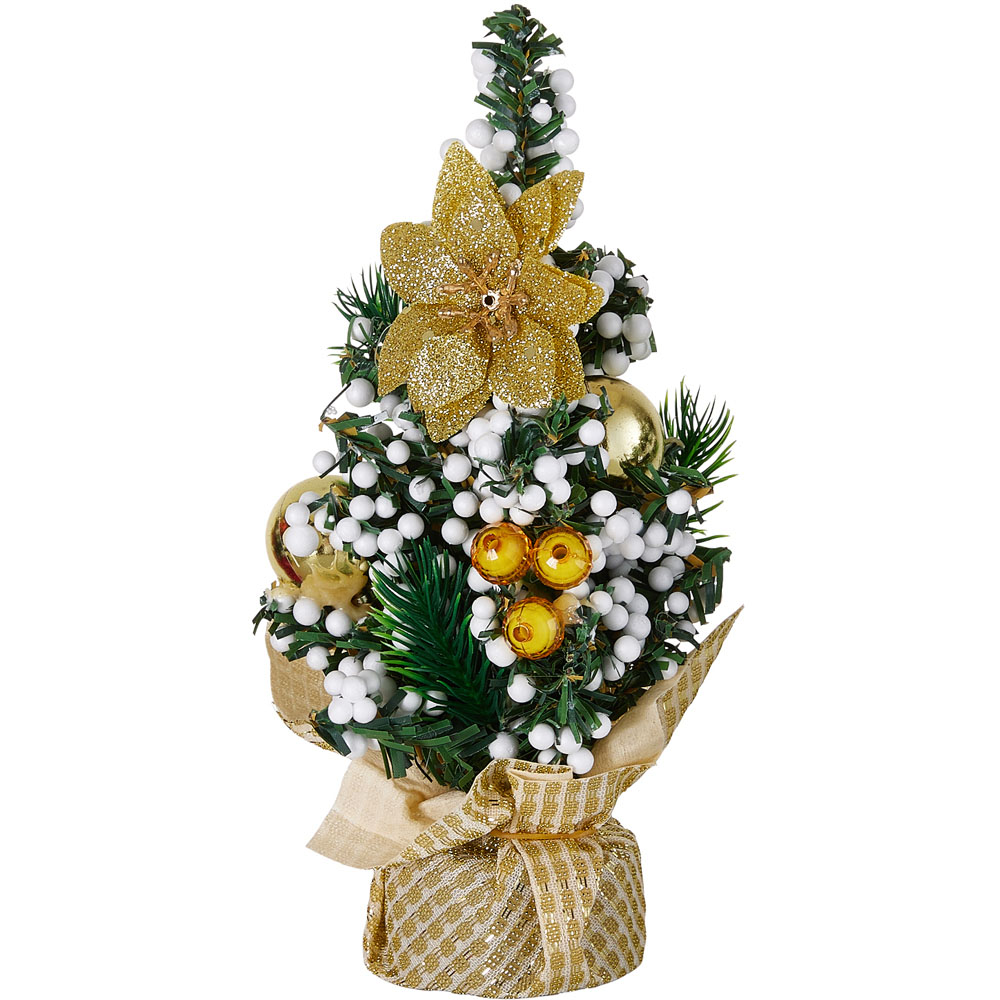 Living and Home 3 Piece Freestanding Tabletop Artificial Christmas Tree Image 5