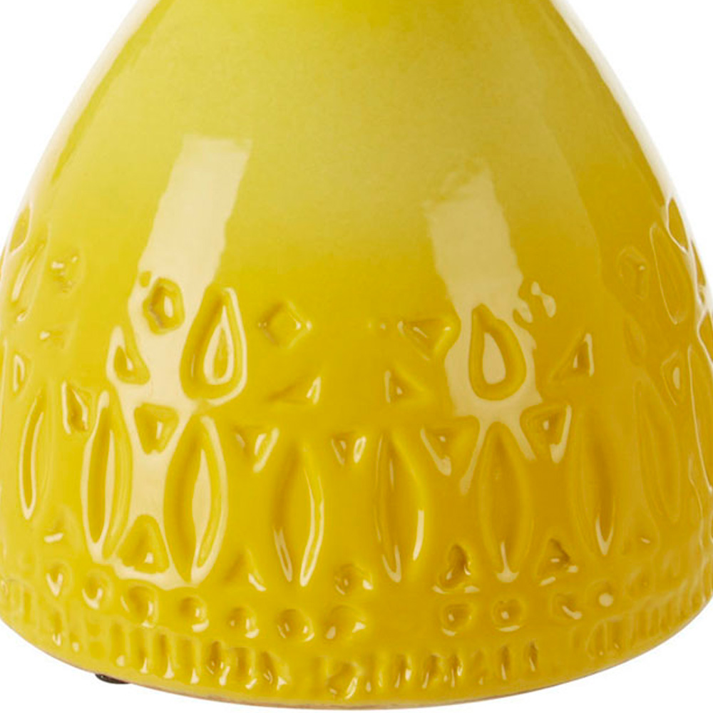 Premier Housewares Yellow Mimo Ceramic Vase Small Image 6