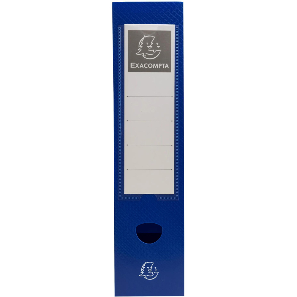 Exacompta A4 Blue Polypropylene Stud File Box 100mm 10 Pack Image 2