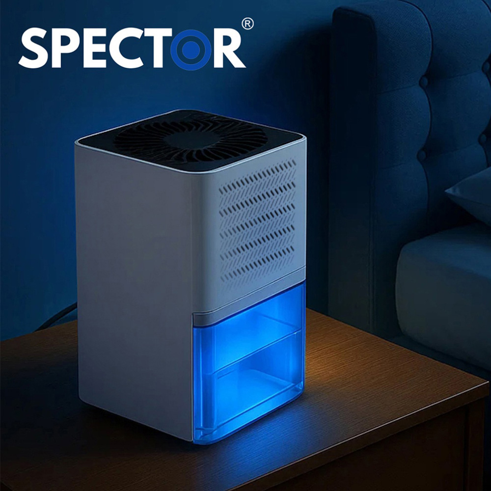 Spector White Portable Quiet Mini Dehumidifier 1L Image 7
