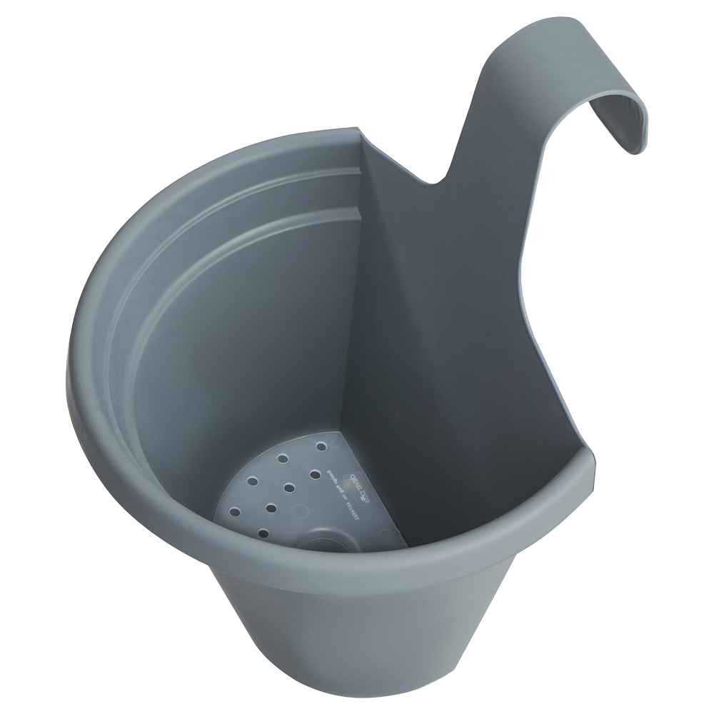 Clever Pots Grey ABS Hanging Pot 18cm Image 2