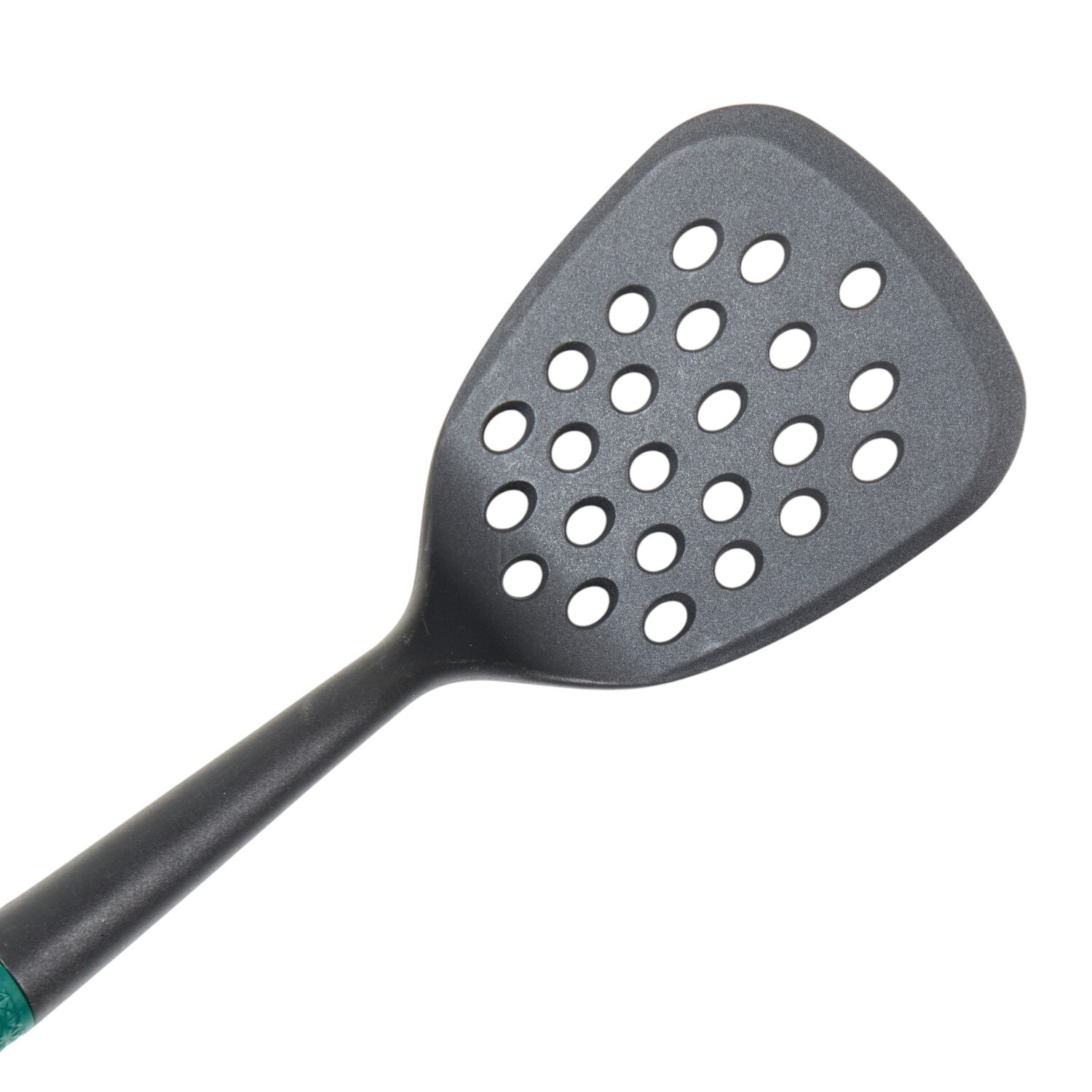 My Kitchen Emerald Geo Handle Slotted Turner Green Image 4