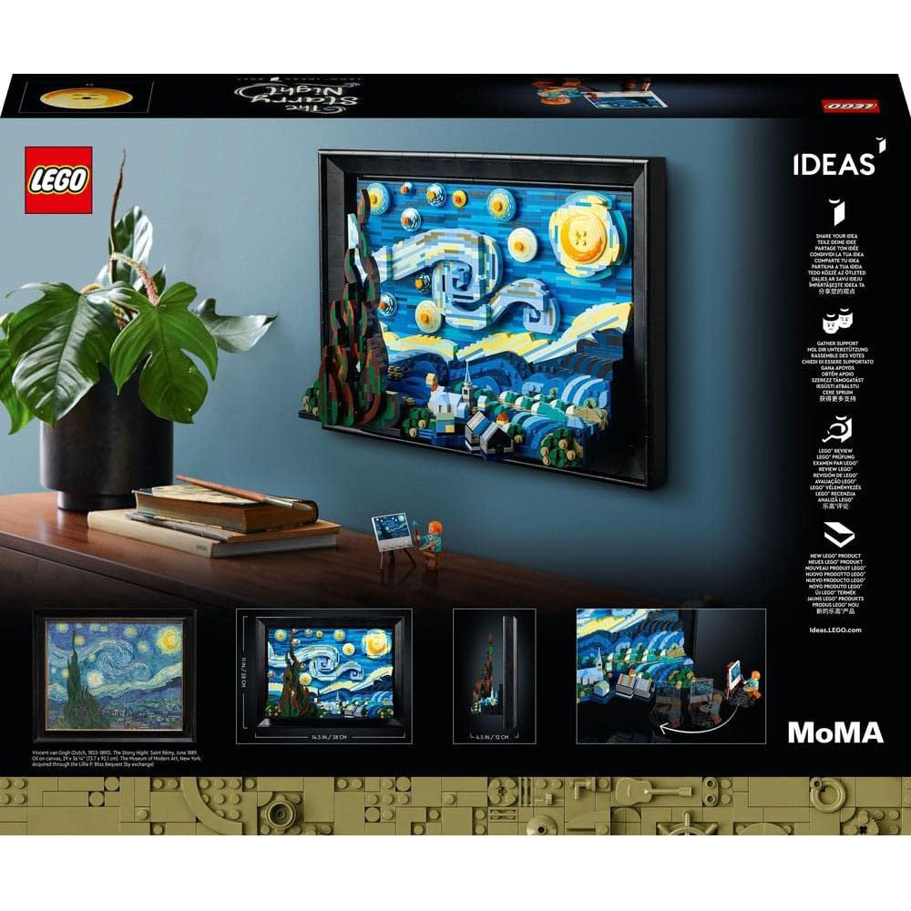 LEGO Vincent Van Gogh The Starry Night Building Kit Image 6