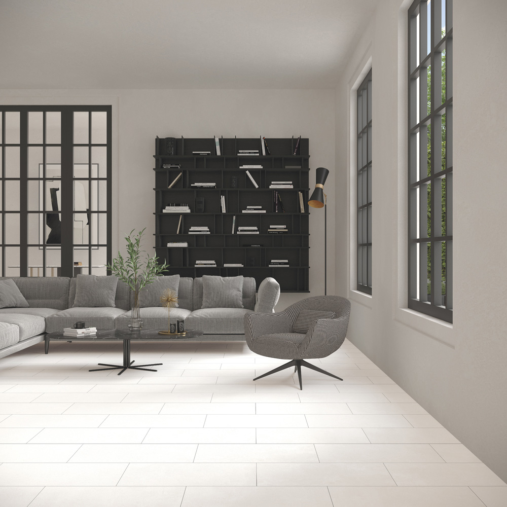 Bien Dea Bianco Porcelain Floor and Wall Tile 300 x 600mm 9 Pack Image 7