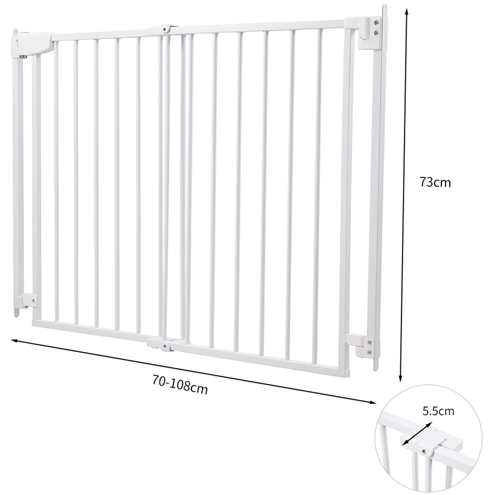 H&O Direct Pet and Kids Extendable Metal Safety Gate Image 6