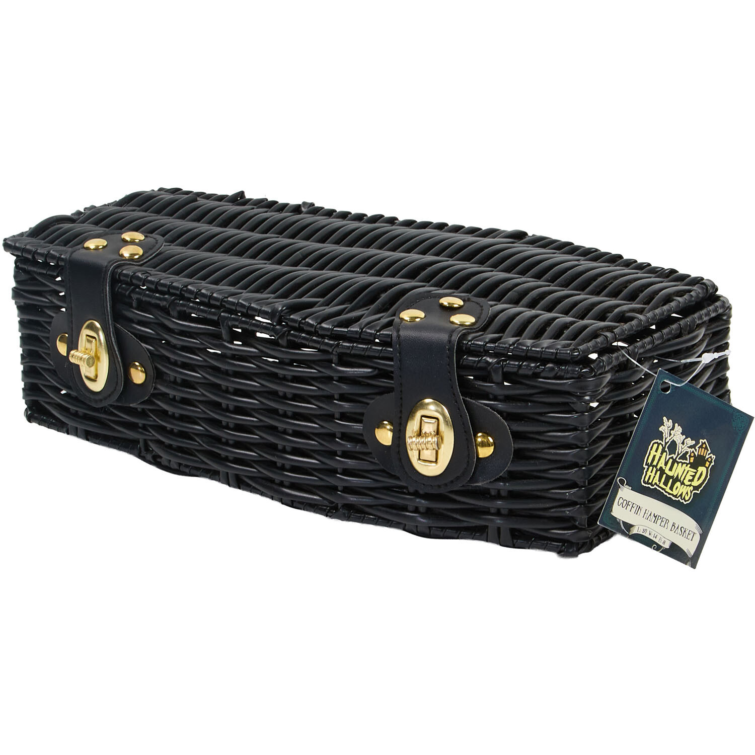 Coffin Shaped Storage Box - Black Image 4