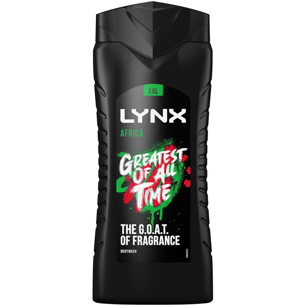 Lynx Africa The G.O.A.T. of Fragrance 12H Refreshing Shower Gel 500ml 4 Pack Image 2
