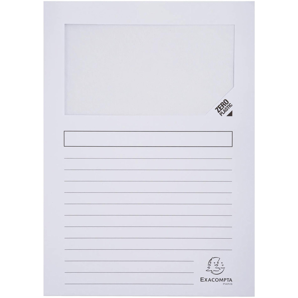 Exacompta Forever Assorted Colour Recycled Window Folder 10 Pack Image 6