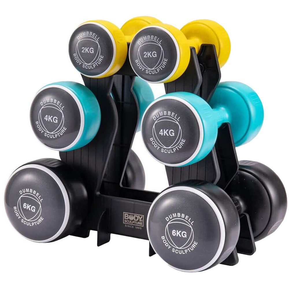 Body Sculpture Smart Dumbbell Tower Set 24kg Image 1