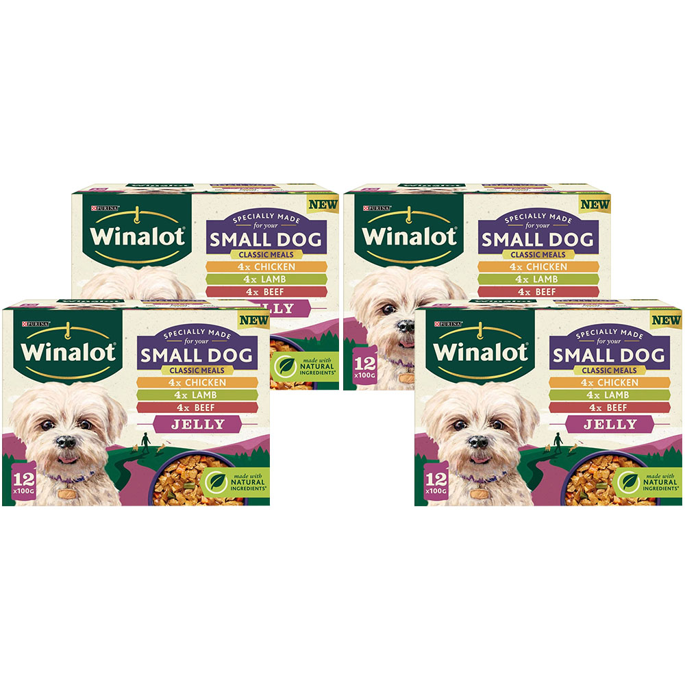 Purina Winalot Mixed in Jelly Small Dog Food Pouches 100g Case of 4 x